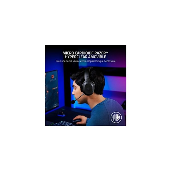 PC Gaming Headset - Razer - Barracuda X Edition 2022 - Trådløs - Sort - On-ear Svart