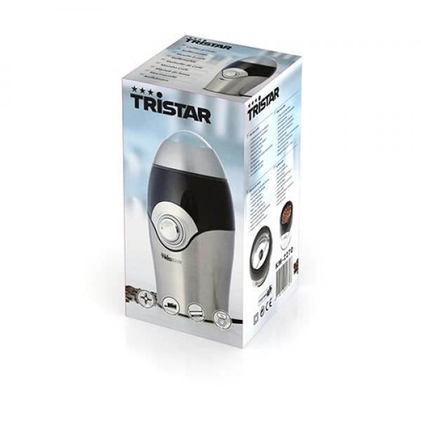 Tristar kaffekværn - Kapacitet 70 Gr - Knive i rustfrit stål - Effekt 150W Rustfrit stål