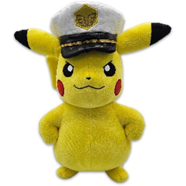 Pikachu Kapteeni Pehmolelu 20 cm - BANDAI - Pokémon - 2 vuotta ja +