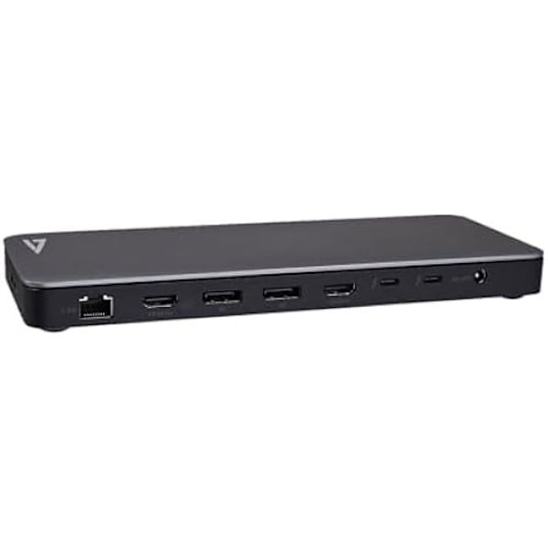 Thunderbolt 4 Dock - V7 - Yhdistä näytöt ja laitteet samalla, kun lataat tietokonettasi