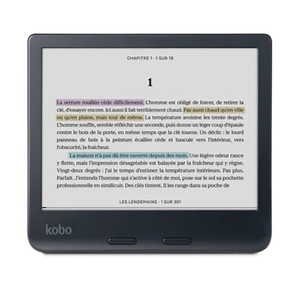 eReader - Kobo - Libra Colour - Färgskärm E Ink Kaleido 3 - 7 tum - Vattentålig IPX8