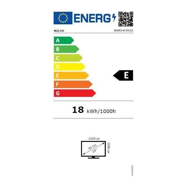NILOX NXM24CRV01 24" LED FullHD 165Hz Curva