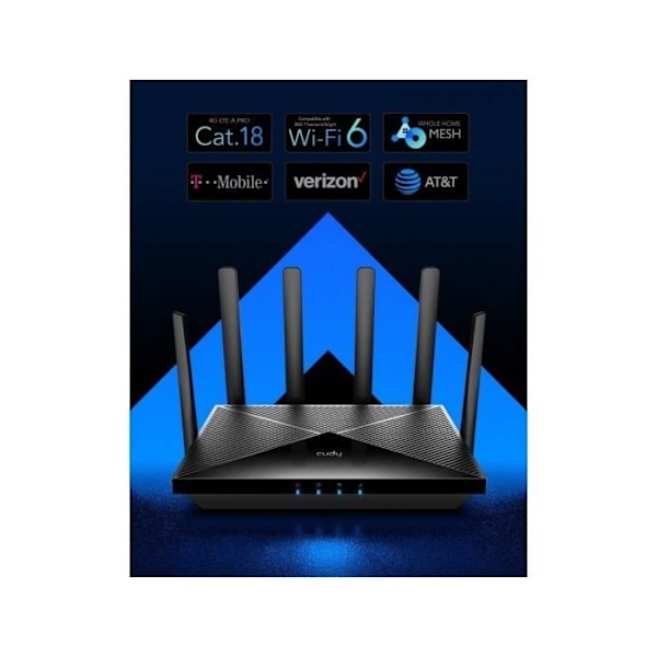 Cudy Lt18 Ax1800 Wifi Dual-Band 6 4G Lte Gigabit Router