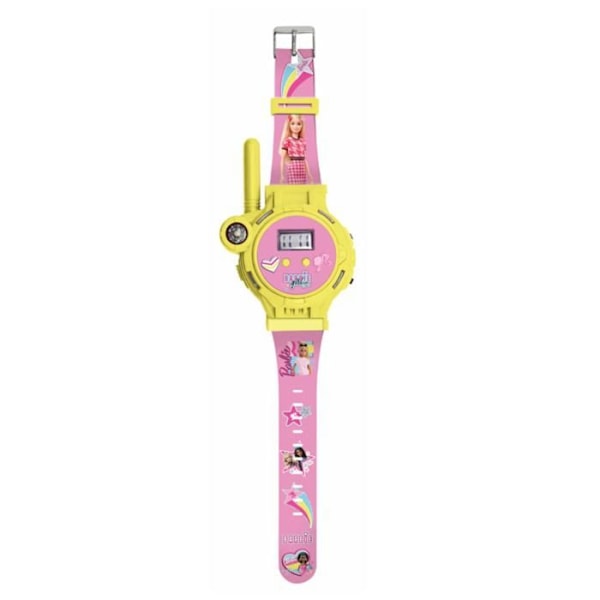Barbie digitalur med talkie-walkie funktion, række op til 200 m Flerfärgad