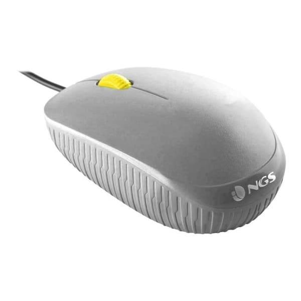 NGS-hiiri - langallinen optinen USB harmaa