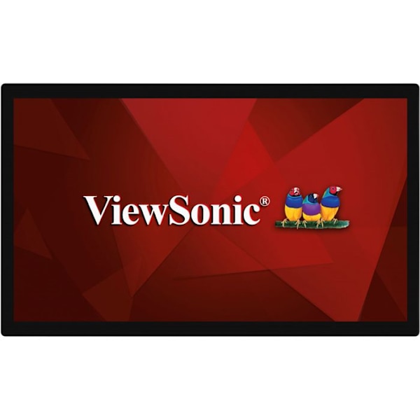 32" Viewsonic TD3207 Sort 16:9 FHD 10-punkts kapacitiv berøringsskærm IP54 5ms 450 cd/m2 24/7 HDMI DP USB Hp:2x2w Multi-screen tilpasningsdygtig