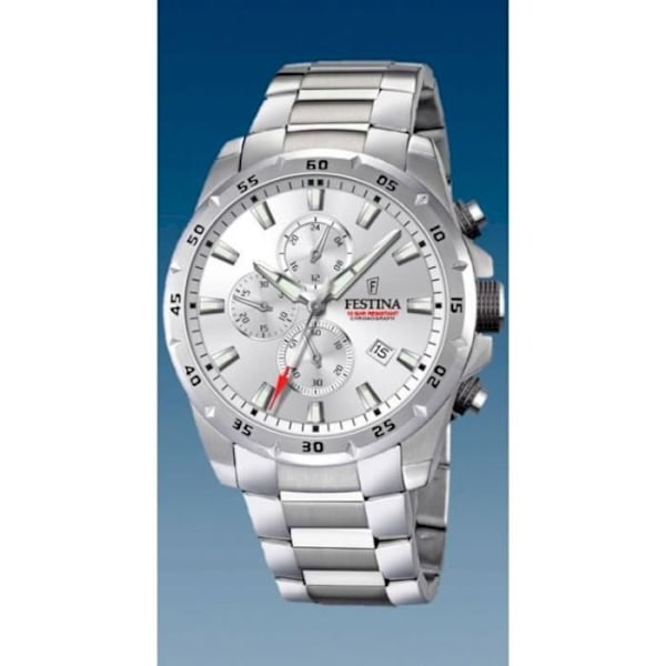 Ur - Festina - F20463-1 - Kvarts - Stål - Analogisk Grå
