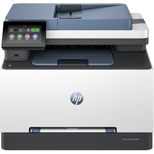 Multifunktionel printer - HP - Color LaserJet Pro MFP 3302sdw - Laser - 25 ppm - A4/Legal Blå, Grå