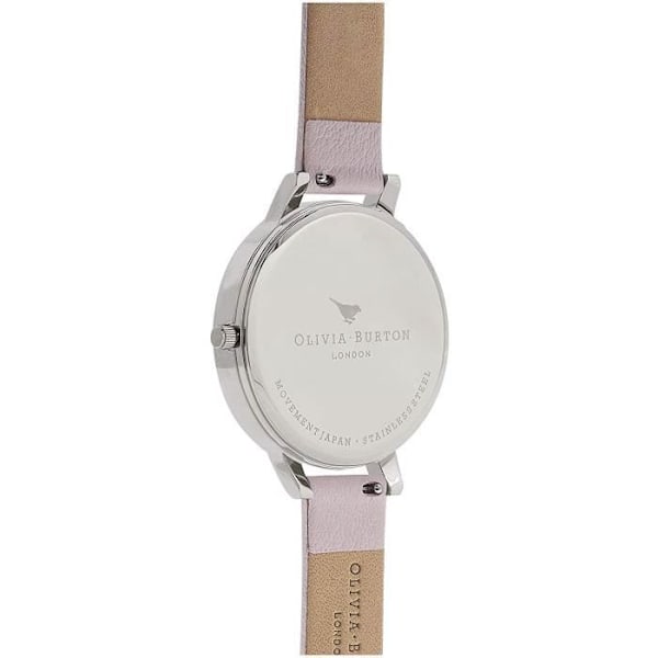 Dameur - Analog - Ob16bdw34 - Ægte læder - Sølv urkasse - 38 mm Silver, Vit