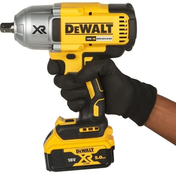 DEWALT XR 18V 5Ah Li-Ion Iskuraudatin 3 Nopeutta Toimitetaan 2 Akun Kanssa TSTAK-Laatikossa, Liitettävä ja Pinottava Svart