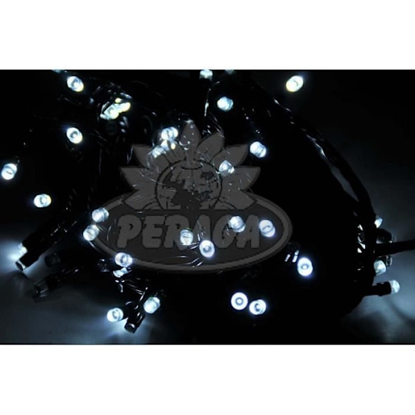 Lysende guirlande - NO NAME - 560 LED - Kold hvid - 1400cm - 8 lysmønstre Blanco Frío