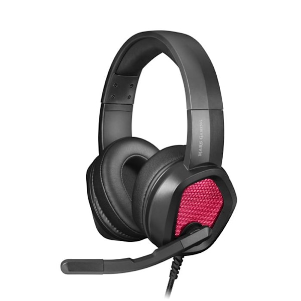Gaming Headset - Mars Gaming - MH320 - RGB Flow - Støjreducerende Mikrofon - Ultra-Let sort