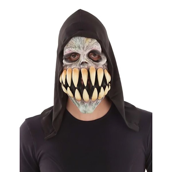 Latexmask med stora tänder för vuxna