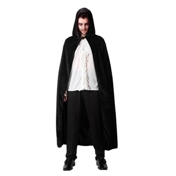 Svart sammetshuva - Vuxen - ATOSA - 140 cm Svart