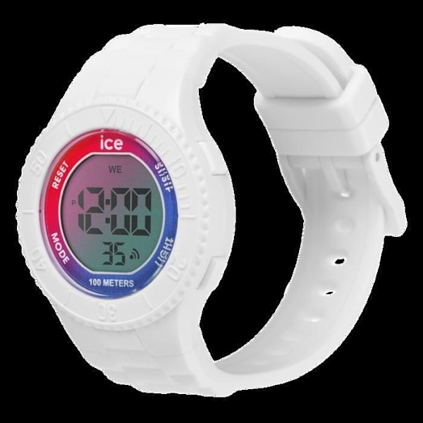 ICE WATCH ur - Dame - 021397 - Vandtæt 10 ATM - Hvid silikonerem Vit