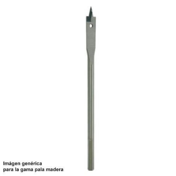 Träspadbets 12mm Fische Grå