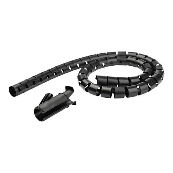Spiral kabelsleeve - StarTech - 1,5 m - Sort - PVC - Diameter 25 mm
