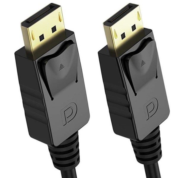 UNITEK DisplayPort peruskaapeli / 2 jalkaa, Musta / Full HD, 2K, 4K, 3D, 3840x2160 ja muu kaapeli /