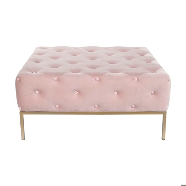 Metallinen penkki DKD Home Decor rosa/guld