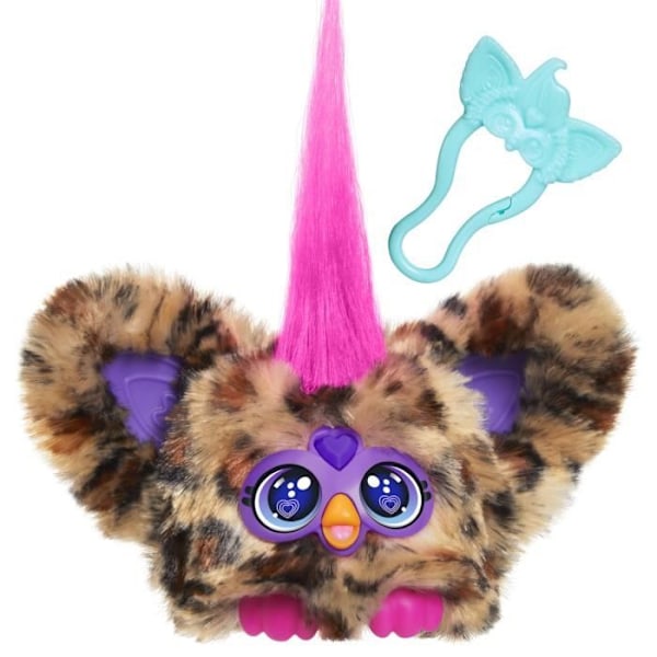 Furby Furblets Chee-Chee, mini elektroniikkapehmo tytöille ja pojille, yli 45 ääntä, alkaen 6-vuotiaille, Hasbro Flerfärgad