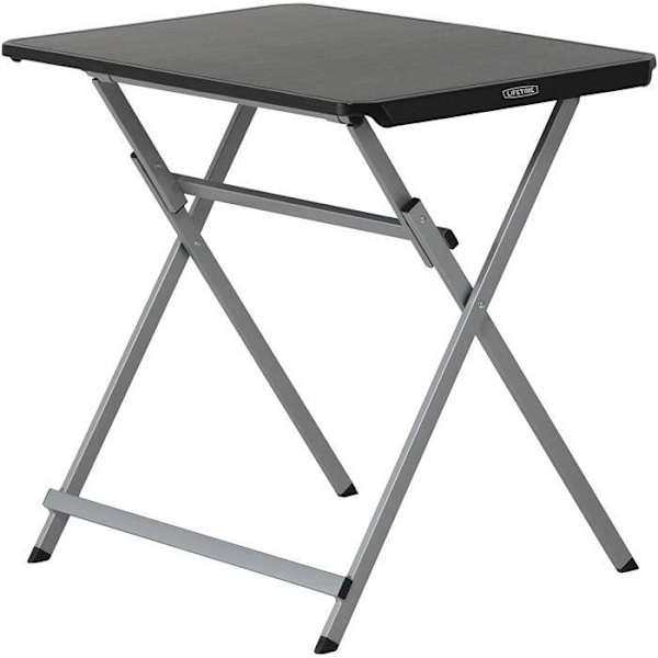 Lifetime à Vie 30 in. (76 cm) Pliable Personligt Bord, Sort, 50.8 x 50.8 x 76.2 cm - 80623