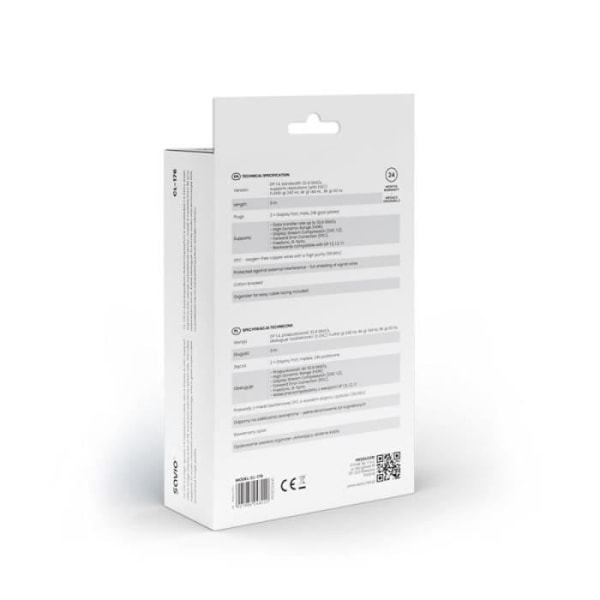 Savio Cle DP v1.4(M) CL-176, 3m - 5901986048220