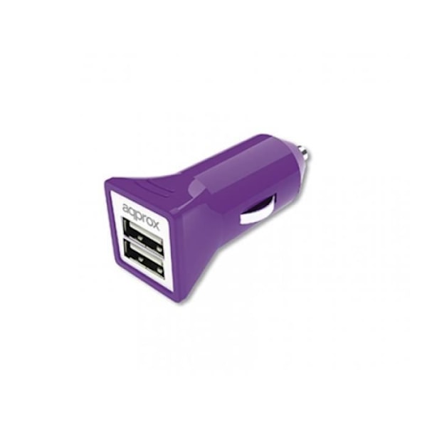 DOBBEL USB CIGARETTE ADAPTER 3,1A LILLA AP