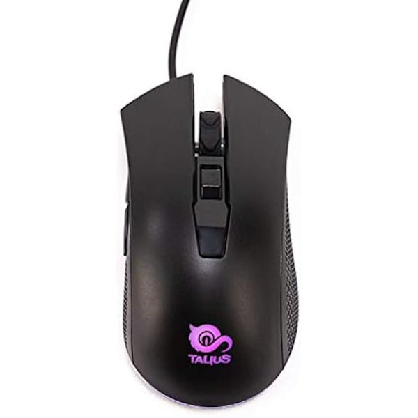Gamingmus - TALIUS - Raton - 6400 DPI - RGB-belysning - 6 programmerbara knappar flerfärgad