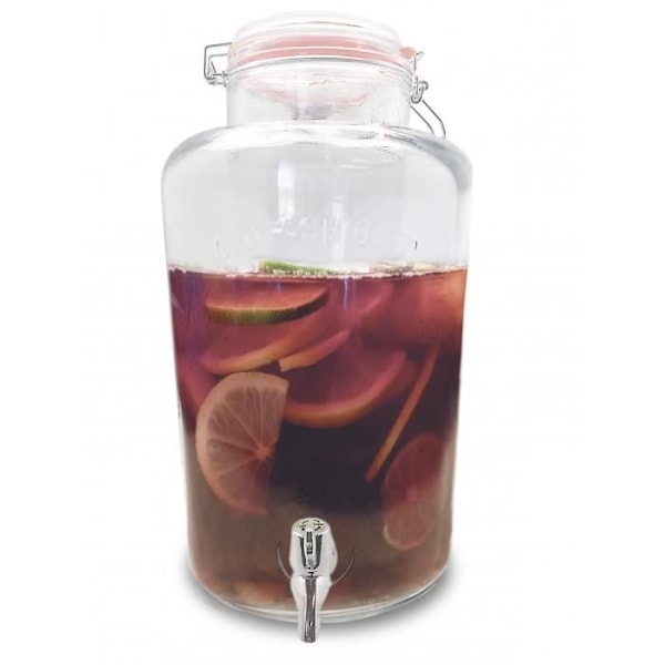 Nerthus FIH 099 Dryckesautomat i glas med kranglas 30,5 cm 8 L