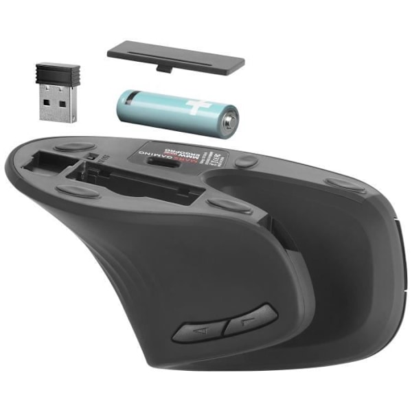 Mus - MMW - ERGOPRO - Ergonomisk - Vertikal - 3200 DPI - Trådad