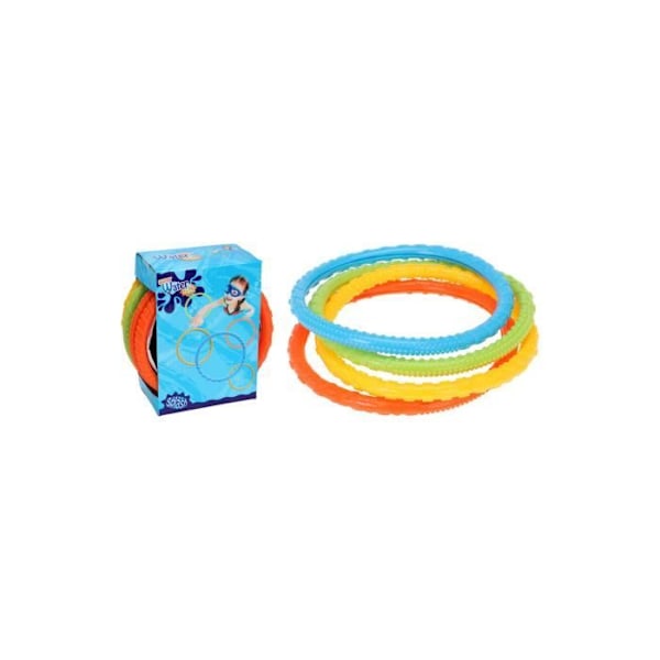 Dykleksaker - GENERISK - Set med 6 färgglada ringar - Diameter 15 cm - Blandat - Vuxen färgrik