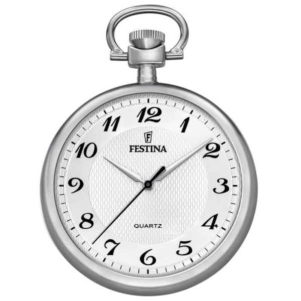 Lommeregner - Festina - F2020 - Sølvfarvet - Analog - Rustfrit stål Silver, Silver