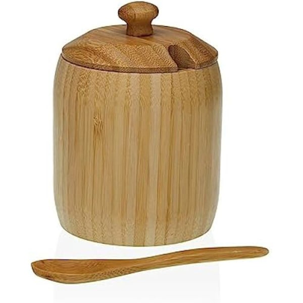Sokerikulho - VERSA - Monivärinen - Bambu - 11,5 x 11,5 x 14,5 cm - Pyöreä mångfärgad