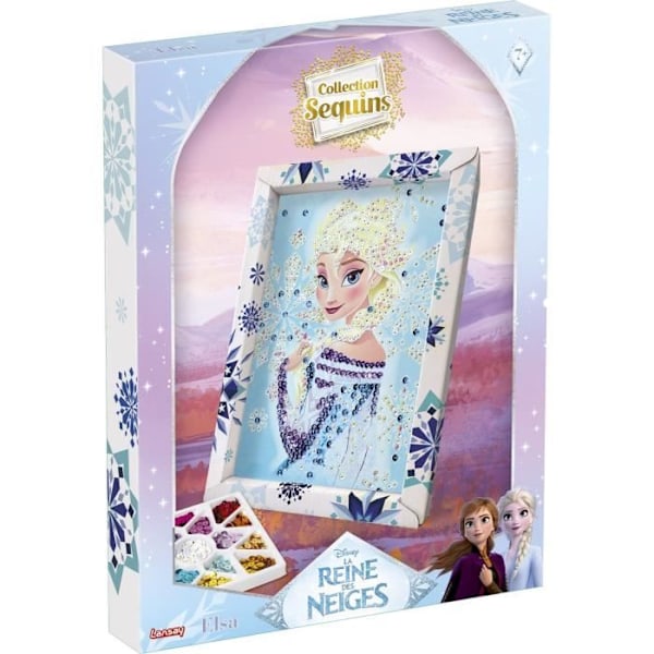 Skabelon spil - LANSAY - Sequin kollektion - ELSA FRA KOLDEN - Fra 7 år FLERFÄRGAD