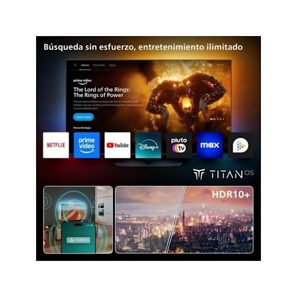 Philips 43PUS8010 43? 4K Ambilight Smart TV Dolby Atmos Titan OS