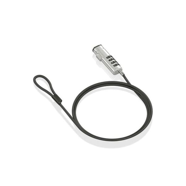 AISENS SÄKERHETSKABEL NANO KOMBINATIONS LOCK 1,5M