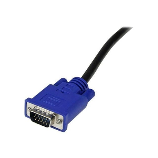 KVM VGA -USB 2 in 1 kytkentäkaapeli - STARTECH - 3m - Musta