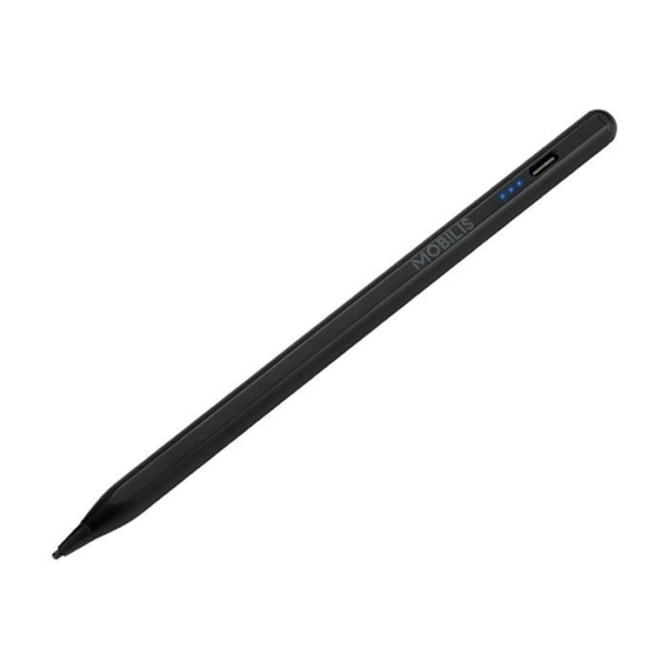 Universell stylus - MOBILIS - Kompatibel med iOS och Android - Perfekt precision - Autonomi 10h - Snabbladdning Svart