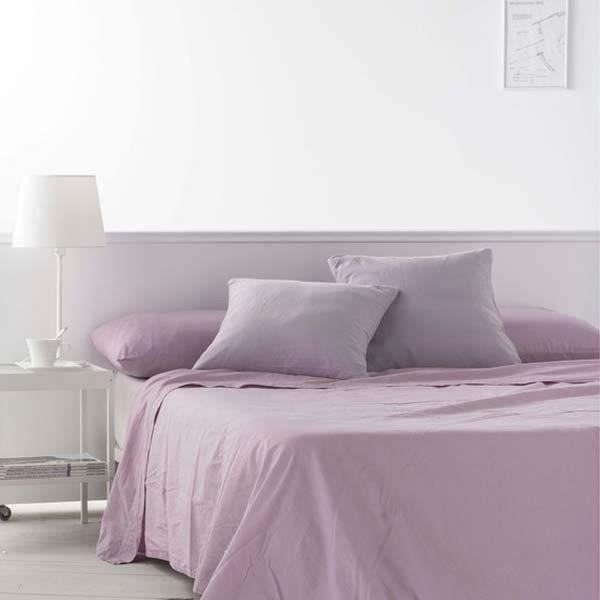 Naturals Lila Sheet - mål: Sengemål på 90 (160 x 270 cm)