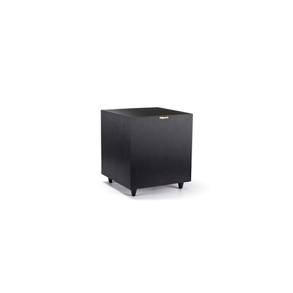Klipsch Reference Series R-8SW musta - 8" Muovattu grafiitti - Integroitu vahvistin