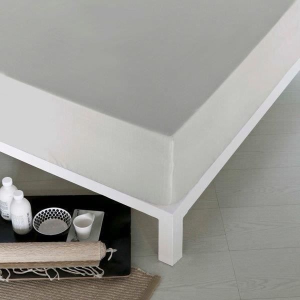 Drap housse Naturals Grå - dimensioner: UK small double seng (120 x 200 cm)