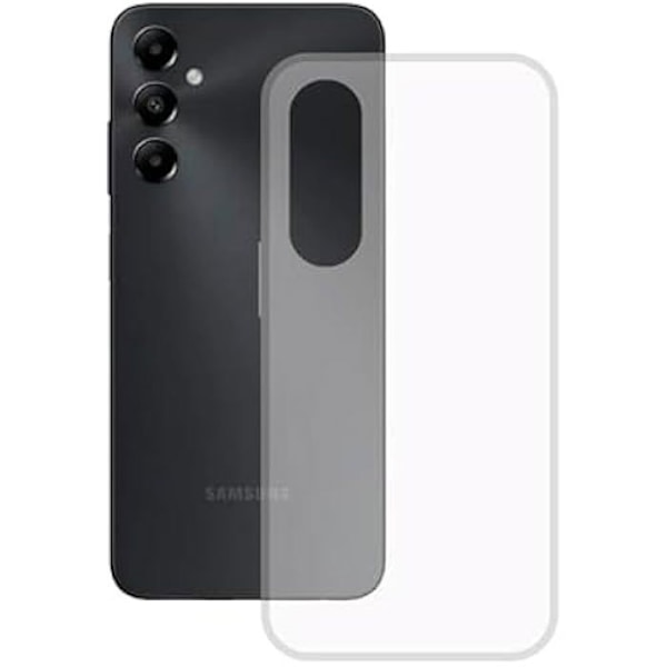 KSIX smart your tech Mjukt fodral för Galaxy A05S, anti-fingeravtryck, hållbart, lätt, kompatibelt med trådlös laddning Transparent