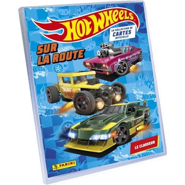 Aloituspakkaus - PANINI - Hot Wheels TC - Kansio + 2 taskua + 1 EL-kortti - 12 tarrat Flerfärgad