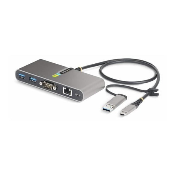 StarTech.com Hub USB-C 2 Po