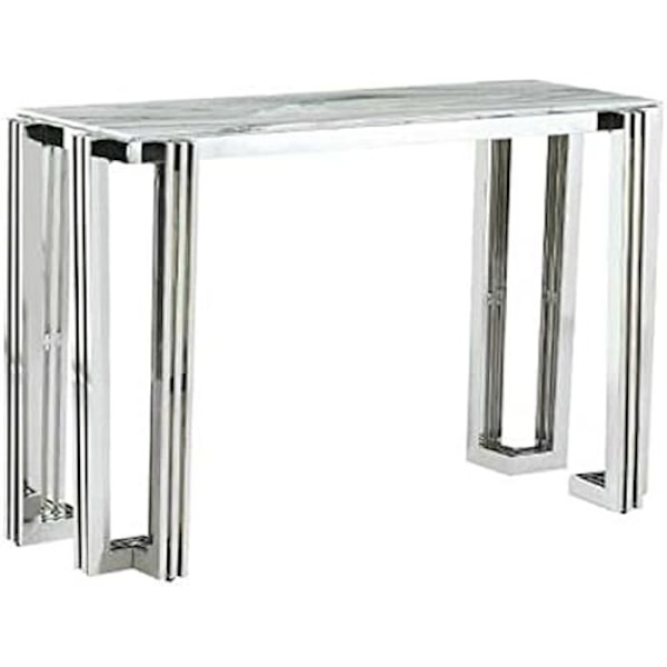 Konsoli - DKD HOME DECOR - Estándar - Lasi ja teräs - Monivärinen - 120x45x78 cm mångfärgad