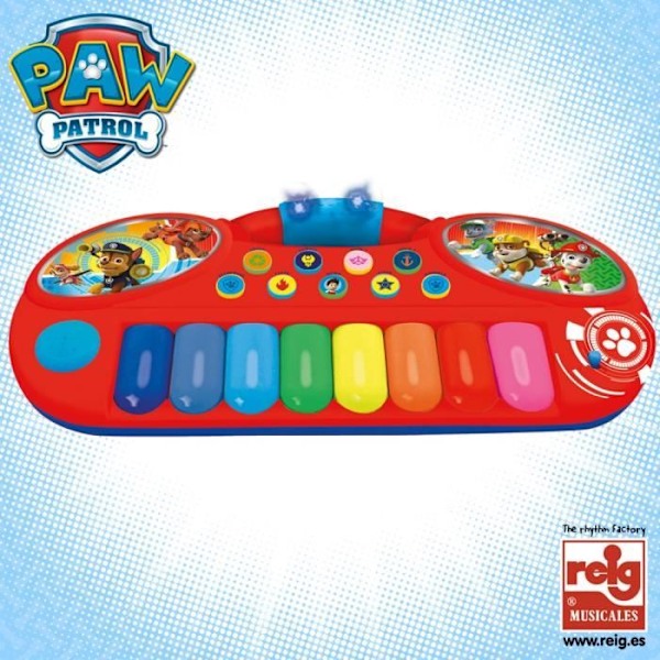 PAW PATROL Elektronisk klaver - 8 tangenter - Batteridrevet