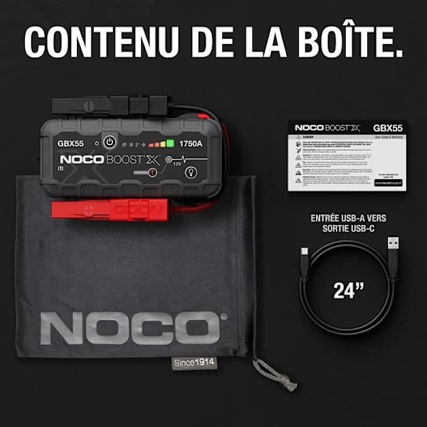 Noco - Boost X Lithium Starting Aid GBX55 1750A