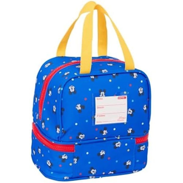 Lunchbag - SAFTA - Mickey Mouse God Dag - Dimensioner 20x15x20 cm - Maximal motståndskraft - För barn