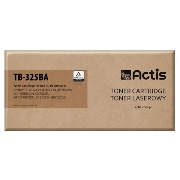 Tonerpatron - Actis - TB-325BA - Kompatibel - Sort - 6000 sider