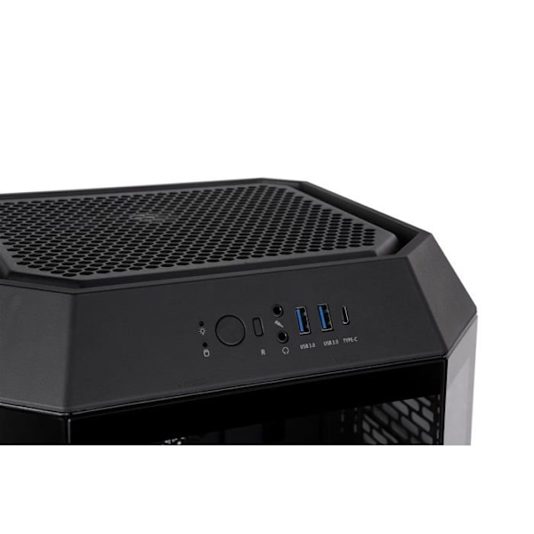 Mini Tower - THERMALTAKE - Tornado 250 - Musta - Karkaistut lasipaneelit - Tehokas jäähdytys